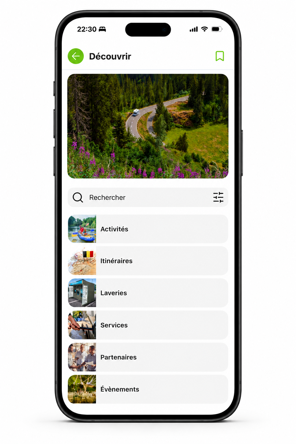 Application Belgique Passion - Découvrir